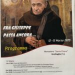 PELLEGRINATIO DEL SAIO DEL VENERABILE FRA GIUSEPPE MICHELE GHEZZI A GROTTAGLIE  Il Monastero di Santa Chiara di Grottaglie avrà l’onore di accogliere, nei giorni 12 e 13 marzo, la Reliquia del Saio del Venerabile Fra Giuseppe Michele Ghezzi, in un momento di profonda spiritualità e riflessione per l’intera comunità.  L’evento, caratterizzato da momenti di preghiera e approfondimento sulla figura del Venerabile, sarà aperto ufficialmente il 12 marzo alle ore 17.00 con il rito di accoglienza della Reliquia, presieduto da S.E. Mons. Salvatore Ligorio, vescovo emerito di Potenza-Muro Lucano-Marsico Nuovo. A seguire, alle ore 18.00, si terrà la celebrazione dei Vespri, mentre alle ore 19.00 Fra Giancarlo Greco, Vice Postulatore della causa di beatificazione, guiderà una riflessione dal titolo "Fra Giuseppe Ghezzi: la sua testimonianza oggi".  Il 13 marzo, la giornata inizierà alle 7.30 con la celebrazione della Santa Messa presieduta da Fra Giancarlo Greco. Dalle 9.00 alle 11.00, il Monastero resterà aperto per la preghiera personale, seguita, alle 11.00, dall’Adorazione Eucaristica. La Peregrinatio si concluderà alle 12.00 con la preghiera dell’Ora Sesta e il commiato dalla Reliquia, ricordando le parole di Fra Giuseppe Ghezzi: "È per la Croce che si va in cielo".  L’iniziativa rappresenta un’occasione preziosa per riscoprire il carisma e l’insegnamento del Venerabile Fra Giuseppe Ghezzi, testimone di fede e dedizione a Cristo.
