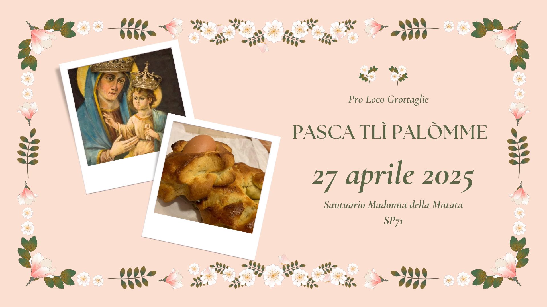 Pasca tlì Palòme 2025