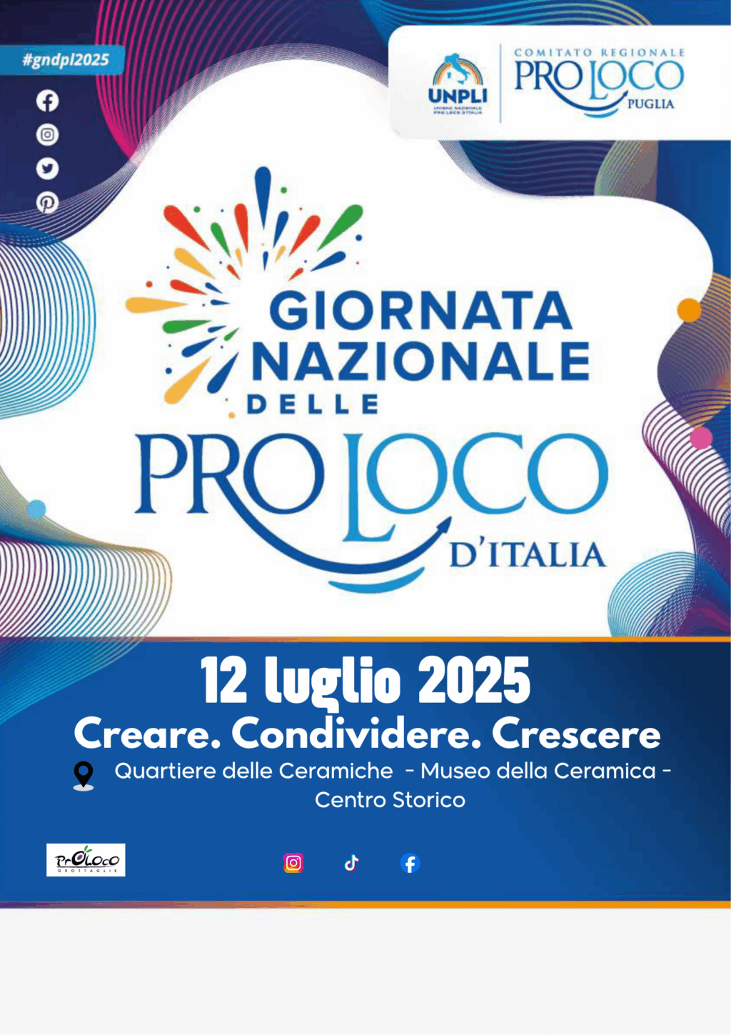 Creare. Condividere. Crescere. Giornata Nazionale delle Pro Loco di Italia