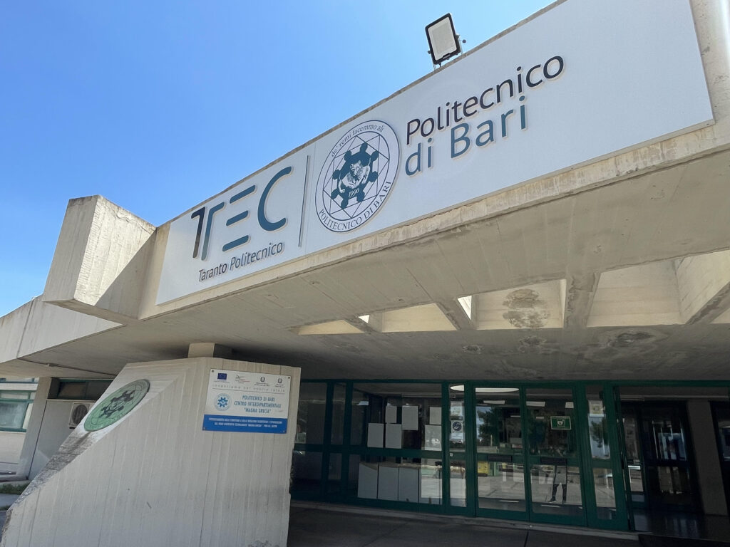 la sede di Paolo VI Taranto del Politecnico di Bari
